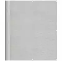 vidaXL Balkon-Sichtschutz Hellgrau 120x600 cm 100 % Polyester-Oxford