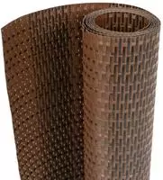 vidaXL Balkon-Sichtschutz Braun und Schwarz 1000x90 cm Poly Rattan