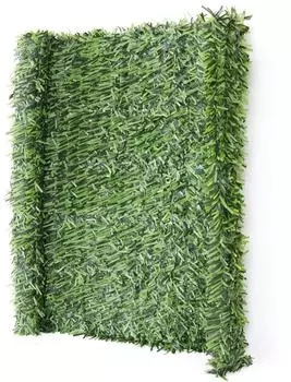MCW Balkonsichtschutz N77 Tanne Hellgr&uuml;n Kunststoff 300x100cm (N77)