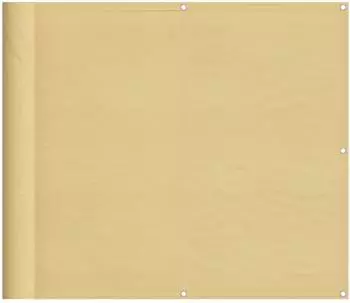 vidaXL Balkon-Sichtschutz Sand 90x800cm 100% Oxford-Polyester