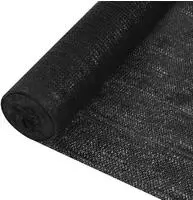 Zaunblende Schwarz 2x50 M Hdpe 150 G/m2 Vidaxl