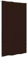 vidaXL Balkon-Sichtschutz Braun 140x240 cm Oxford-Gewebe