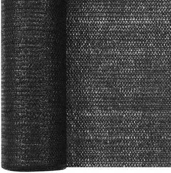 vidaXL Zaunblende Schwarz 2x10m HDPE 75g/m&sup2; (149329)