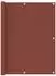 vidaXL Balkon-Sichtschutz Terrakotta-Rot 120x400cm Oxford-Gewebe (134981)