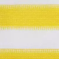 vidaXL Balkon-Sichtschutz Gelb und Wei&szlig; 120x600 cm HDPE
