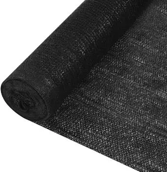 vidaXL Zaunblende Schwarz 1,5x10m HDPE 195g/m&sup2; (8720286249734)