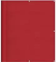 vidaXL Balkon-Sichtschutz Rot 120x700 cm 100% Polyester-Oxford