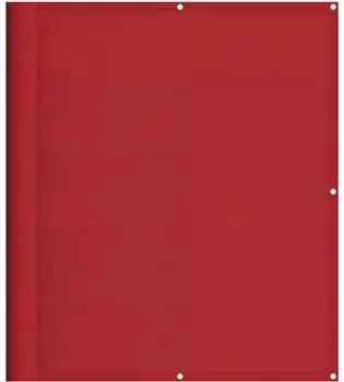 vidaXL Balkonsichtschutz Rot 120x700cm 100% Polyester-Oxford (42002135)