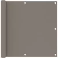 vidaXL Balkon-Sichtschutz Taupe 90x300 cm Oxford-Gewebe