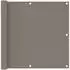 vidaXL Balkon-Sichtschutz Taupe 90x300cm Oxford-Gewebe (134988)