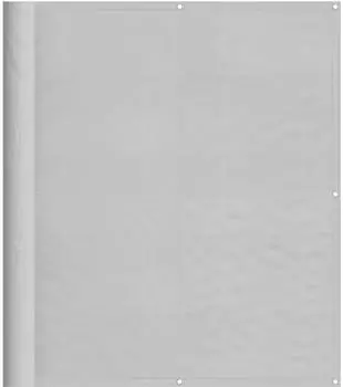 vidaXL Balkonsichtschutz Hellgrau 120x500cm 100% Polyester-Oxford (4000016)
