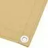 vidaXL Balkon-Sichtschutz sandfarben 120x800cm 100% Polyester-Oxford (4000040)