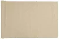 vidaXL Balkonsichtschutz Oxfordgewebe 90x400 cm Beige