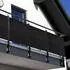 NYVI Privafence Polyrattan Balkon-Sichtschutz 90x300cm, schwarz, UV-fest (4255636609462)