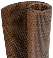 vidaXL Balkon-Sichtschutz Braun und Schwarz 400x90 cm Poly Rattan