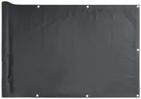 vidaXL Balkonsichtschutz Oxfordgewebe 90x400 cm Anthrazit