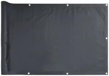 vidaXL Balkonsichtschutz Oxfordgewebe 90x400cm Anthrazit (42326)