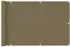 vidaXL Balkon-Sichtschutz Taupe 90x600cm HDPE (310963)