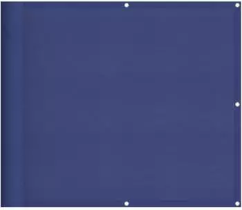 vidaXL Balkon-Sichtschutz Blau 90x1000cm 100% Oxford-Polyester