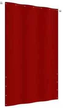 vidaXL Balkon-Sichtschutz Oxford-Gewebe Rot 140x240cm