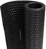 vidaXL Balkon-Sichtschutz Schwarz 500x80 cm Poly Rattan
