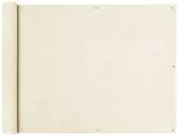 vidaXL Balkon Sichtschutz Creme 90x600 cm HDPE