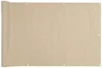 vidaXL Balkonsichtschutz Oxfordgewebe 75x400 cm Beige