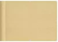 vidaXL Balkonsichtschutz Sandfarben 75x600 cm 100 % Polyester-Oxford