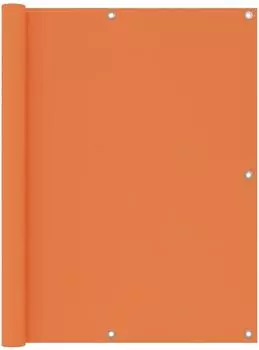 vidaXL Balkon Sichtschutz Orange 120x400cm Oxford-Gewebe