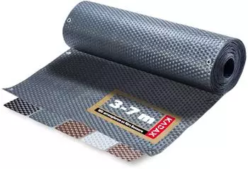 Kadax Espa Sichtschutzmatte PE-Rattan 0,9x3m Anthrazit (K985)