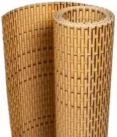 vidaXL Balkon-Sichtschutz Hellbraun 400x80 cm Poly Rattan