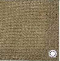 vidaXL Balkon-Sichtschutz Taupe 120x400 cm HDPE