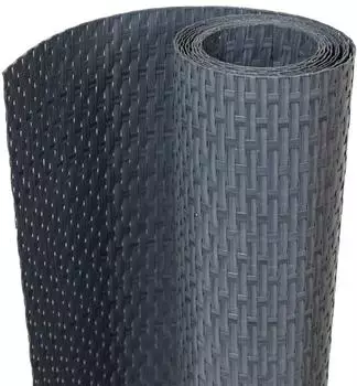 vidaXL Balkon-Sichtschutz Poly Rattan Anthrazit 300x90cm (156236)