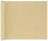 vidaXL Balkon Sichtschutz Beige 75x300cm HDPE