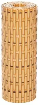 vidaXL Balkon-Sichtschutz 10 Stk. Hellbraun 255x19cm Poly Rattan (156317)