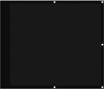 vidaXL Balkon-Sichtschutz 90x800cm 100% Polyester-Oxford Schwarz (4000369)