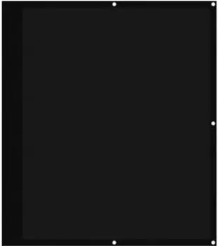 vidaXL Balkon-Sichtschutz 120x700cm 100% Polyester-Oxford Schwarz (4000375)