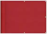 vidaXL Balkon-Sichtschutz Rot 75x800 cm 100 % Polyester-Oxford