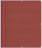 vidaXL Balkon-Sichtschutz Terrakotta 120x700 cm 100 % Polyester-Oxford