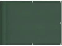 vidaXL Balkon-Sichtschutz Dunkelgr&uuml;n 75x700 cm 100 % Polyester-Oxford