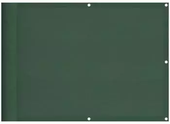 vidaXL Balkon-Sichtschutz dunkelgr&uuml;n 75x700cm 100% Polyester-Oxford (4000256)