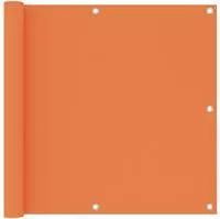 vidaXL Balkon-Sichtschutz Orange 90x500 cm Oxford-Gewebe