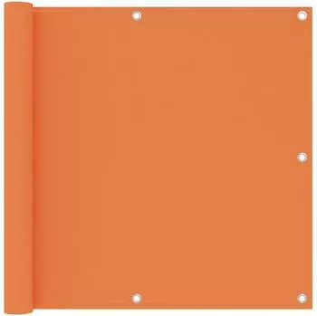 vidaXL Balkonscherm Oxford-Stoff orange 90x500cm (135050)