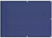 vidaXL Balkon-Sichtschutz Blau 75x700 cm 100 % Polyester-Oxford