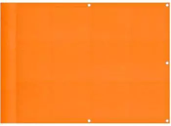vidaXL Balkon-Sichtschutz orange 75x800cm 100% Polyester-Oxford (42002139)
