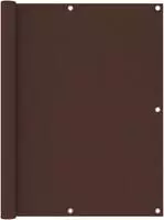 vidaXL Balkon-Sichtschutz Braun 120x400 cm Oxford-Gewebe