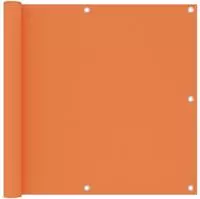vidaXL Balkon-Sichtschutz Orange 90x400 cm Oxford-Gewebe