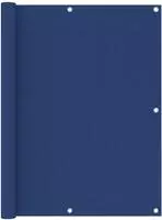 vidaXL Balkon-Sichtschutz Blau 120x400 cm Oxford-Gewebe