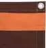 vidaXL Balkon-Sichtschutz Oxford-Gewebe orange und braun 120x400cm (134933)