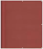 vidaXL Balkon-Sichtschutz Terrakotta 120x800 cm 100 % Polyester-Oxford